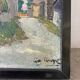 The village church, oil on canvas signed