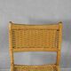 Vintage Cord Woven Chair, Denmark, 1960s