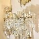 Pair of Kinkeldey 4-tier wall lights, 1970