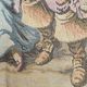 French wall tapestry Gobelin Tapestry "Jolly Men" "After Rembrandt"