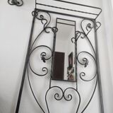 Wrought iron coat rack