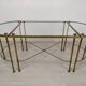Golden brass coffee tables