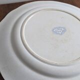 Plat rond de service Sarreguemines Flore