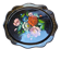 Hand-painted metal plate Russian art