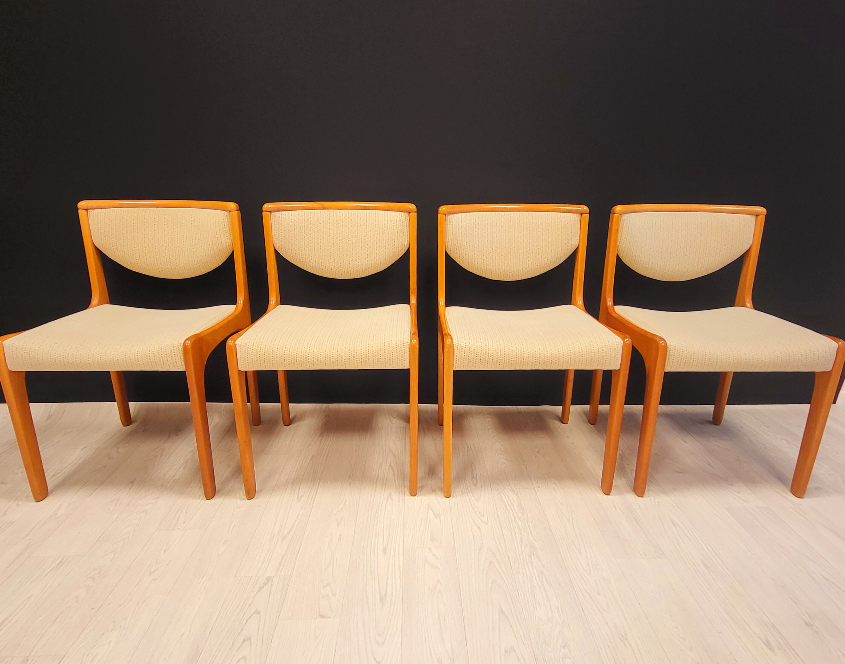 Set of four chairs