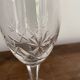Verre à vin en cristal ciselé vintage 4 pièces