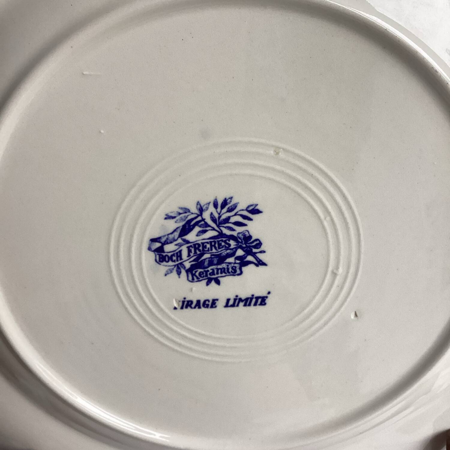 Assiette boch frères « keramis » - vintage