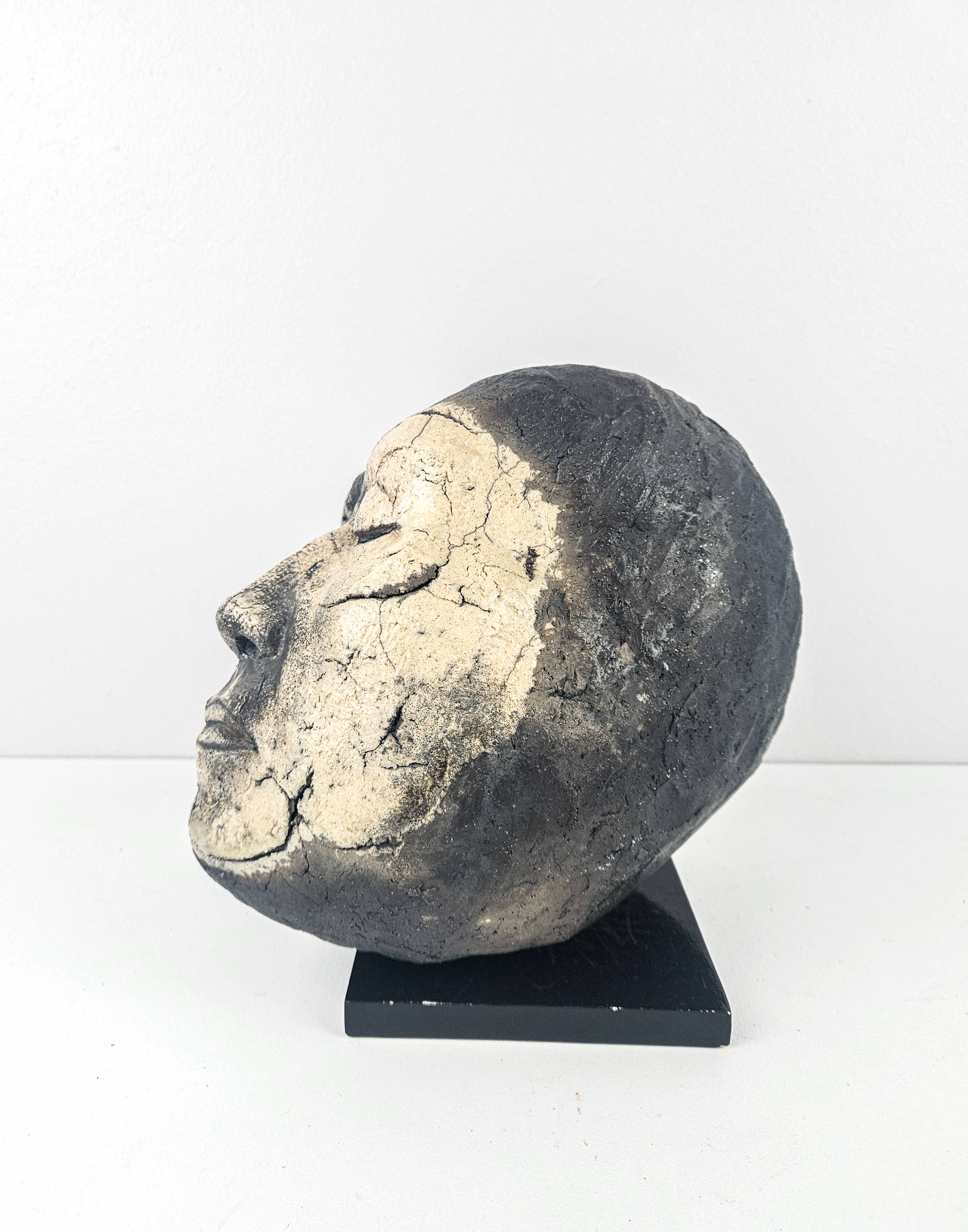 Lou Perdu - Ceramic head - 20th century