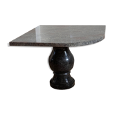 Corner table in granite