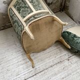 Louis XV shepherdess armchair