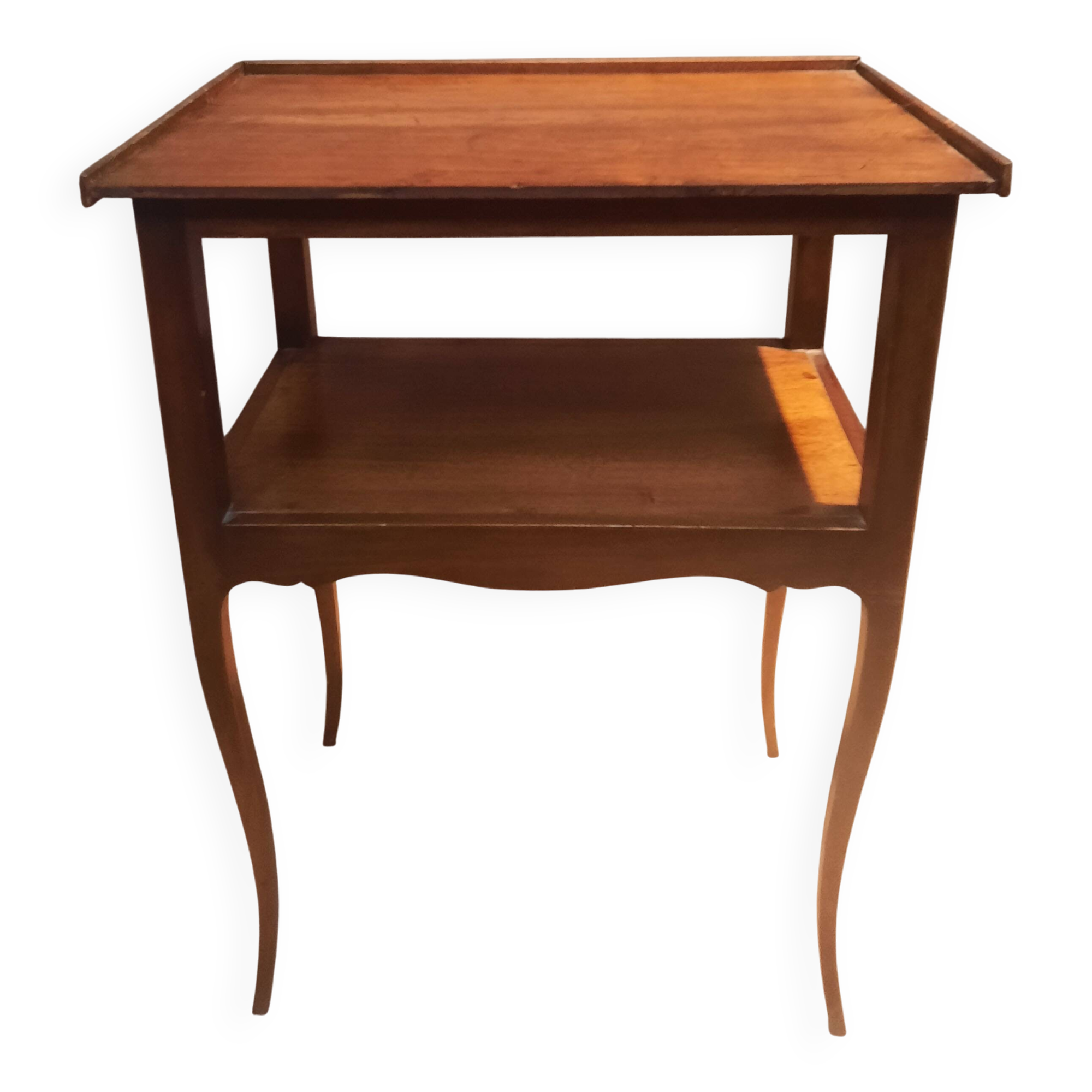 Louis XV style solid wood bedside table