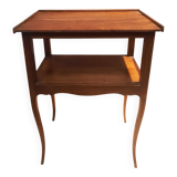 Louis XV style solid wood bedside table