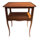 Louis XV style solid wood bedside table