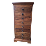 Chiffonier en bois acajou