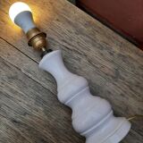 Pied de lampe céramique blanche Jean Roger