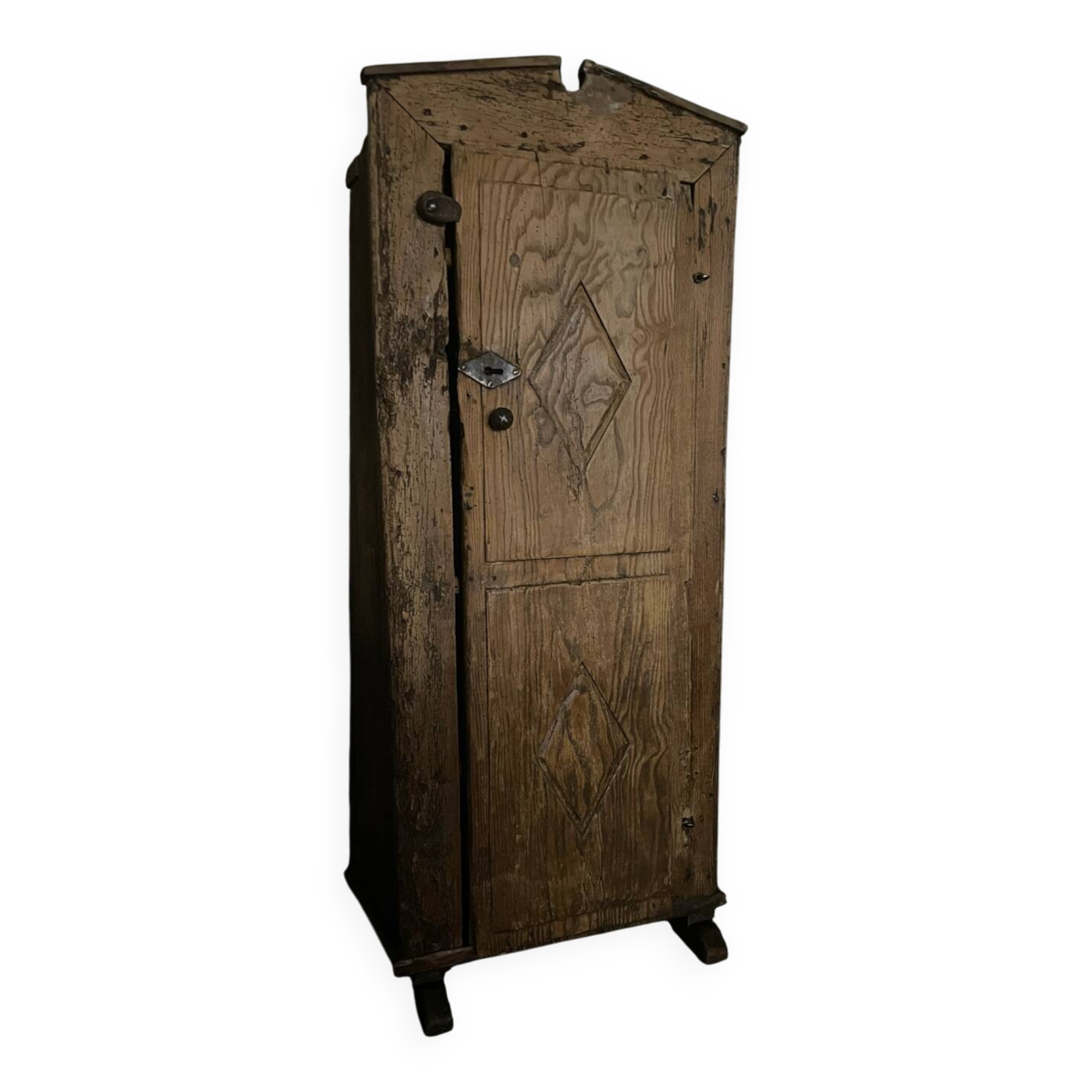 18th century rustic cabinet, Spanish folk art