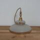 Portable lamp/suspension in frosted glass
