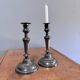 Magnificent pair of bronze candlesticks in Louis XVI style - 1900