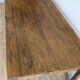 Rustic farmhouse table 180 cm in poplar wood - with central drawer