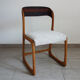 Baumann sleigh chair restored, France, 1960s