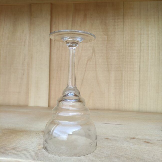 Set of 6 engraved glasses