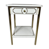 Metal bedside table