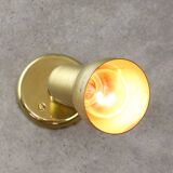 Mid-Century Italian Brass Wall Reflector Lamp, 1960s