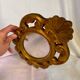 Miroir vintage en bois doré