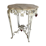 Old wrought iron console