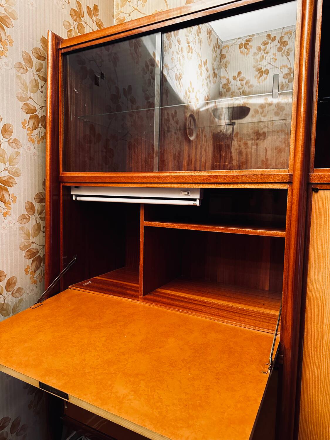 Living solid mahogany / 1950s