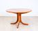 1970s solid teak dining table with Scandinavian design.