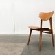 Chaise d'appoint en contreplaqué du milieu du siècle
