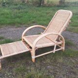 Wicker armchair