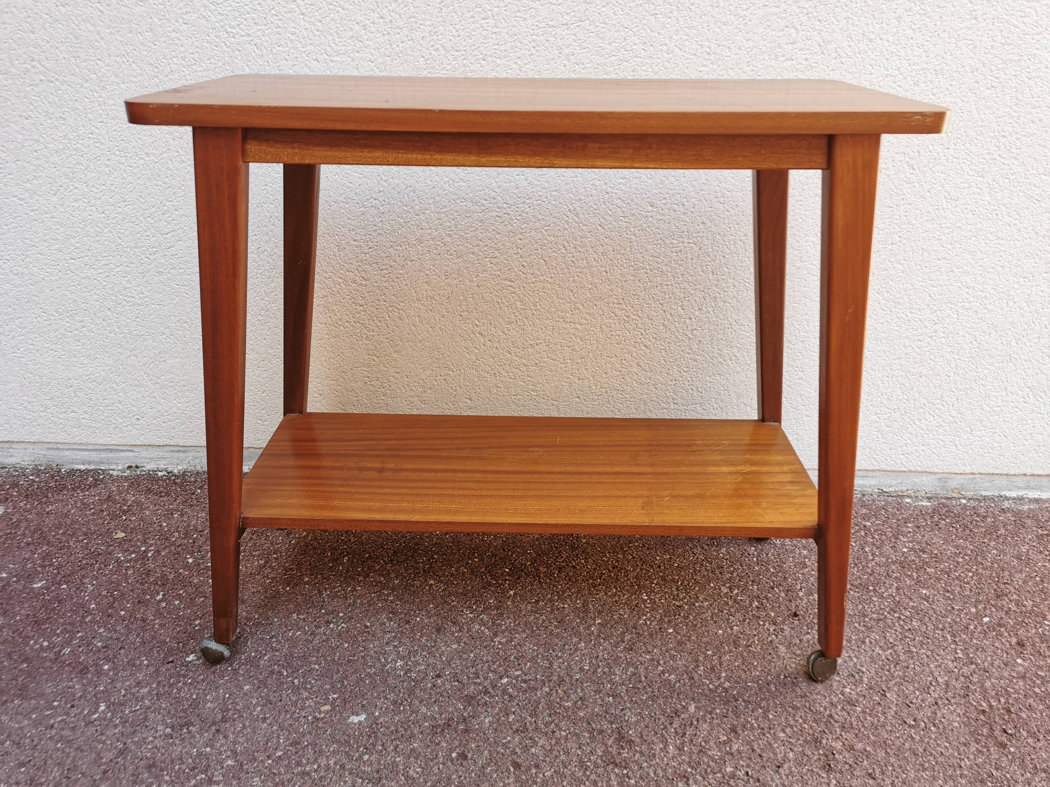 Serving table on wheels 50/60s