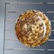 Glass candlestick art deco