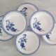 Plates hollows earthenware old Digoin Sarreguemines - model annick - vintage