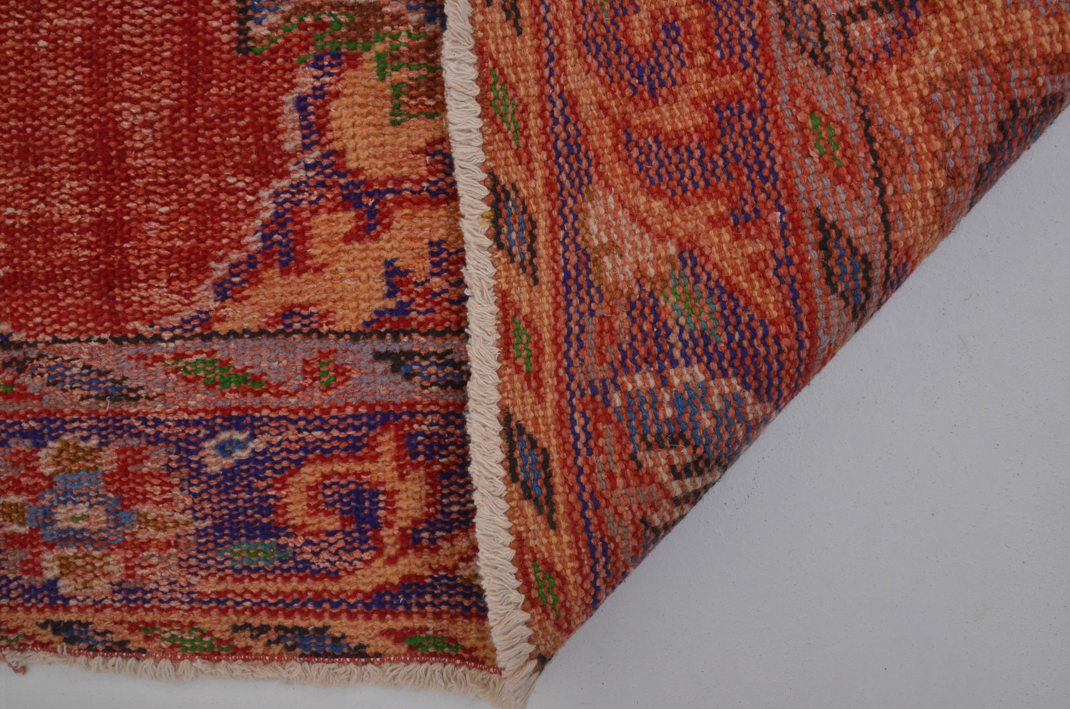 Vintage Turkish Antique Red Rug sku 2328