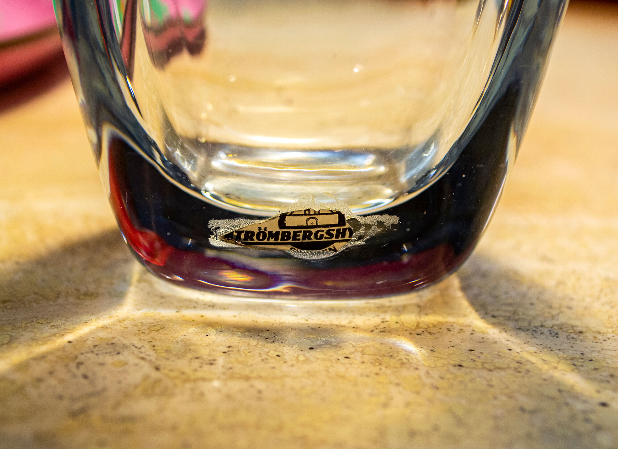 Mid-Century glass vase by Asta Strömberg for Strömbergshyttan, 60s