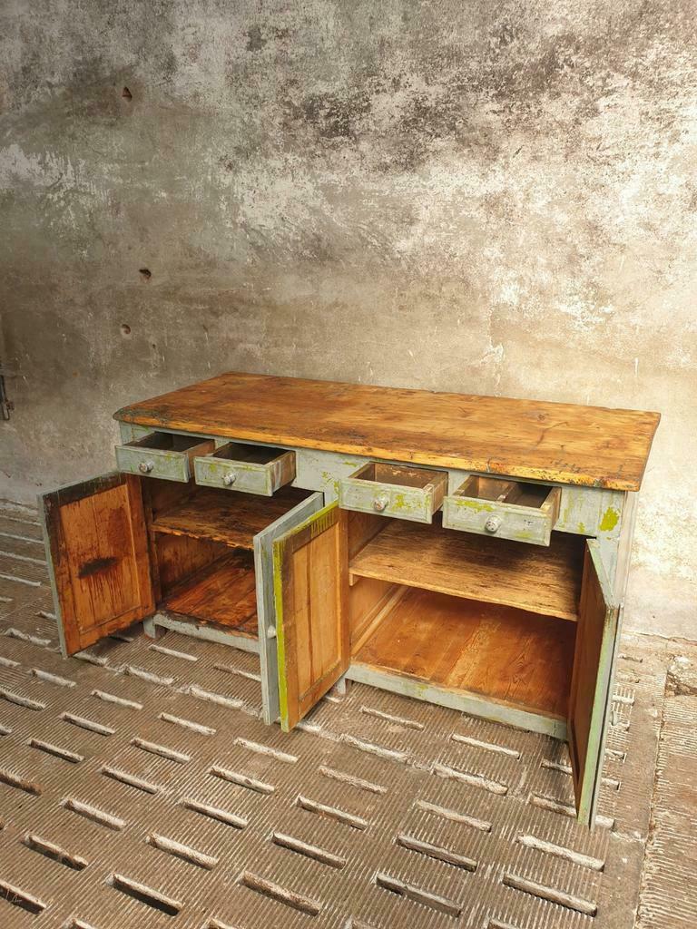 Old kitchen island workbench or sidetable