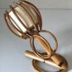 Rattan wall lamp vintage design 60 s