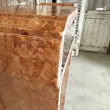 Pair of 20th century marble columns