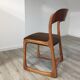 Ensemble de 4 chaises baumann traineau