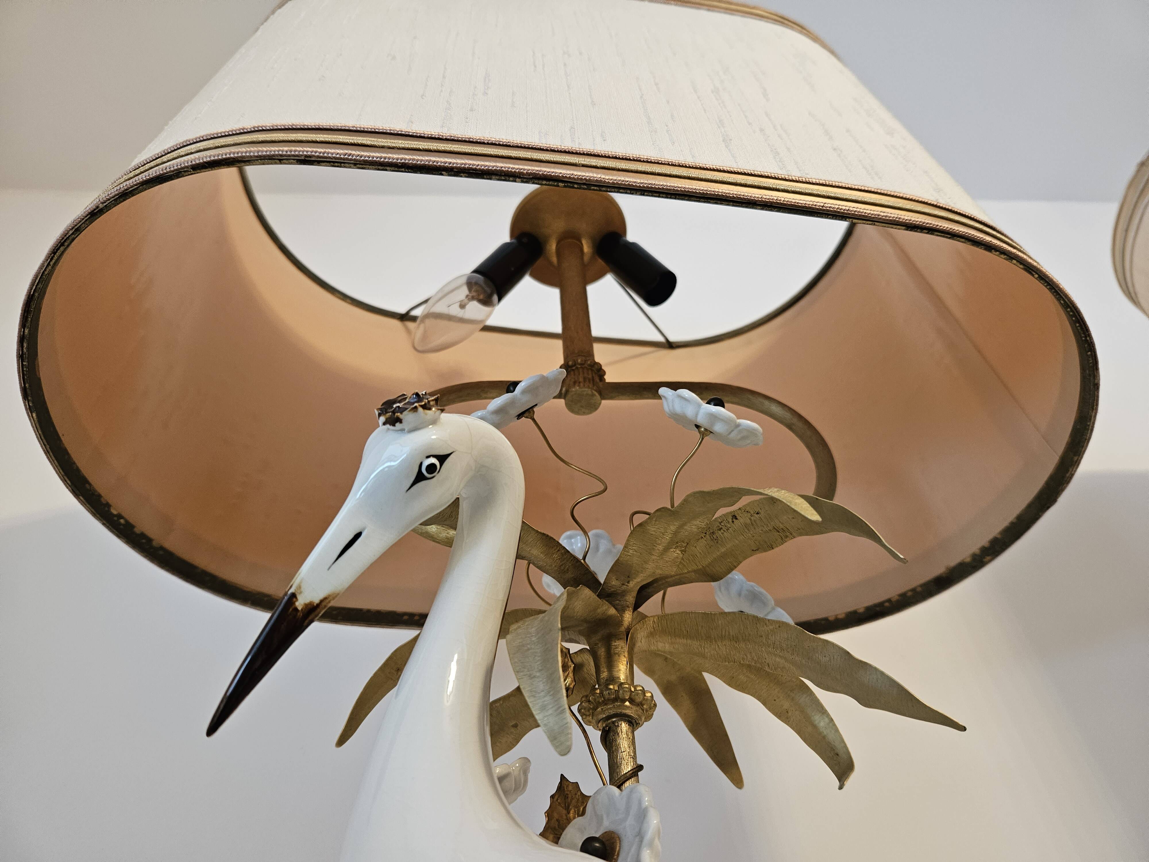 Lamps/vintage, a pair of unique mangani lamps, italy, 1960s/1970s.