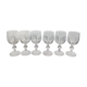 6 verres en cristal