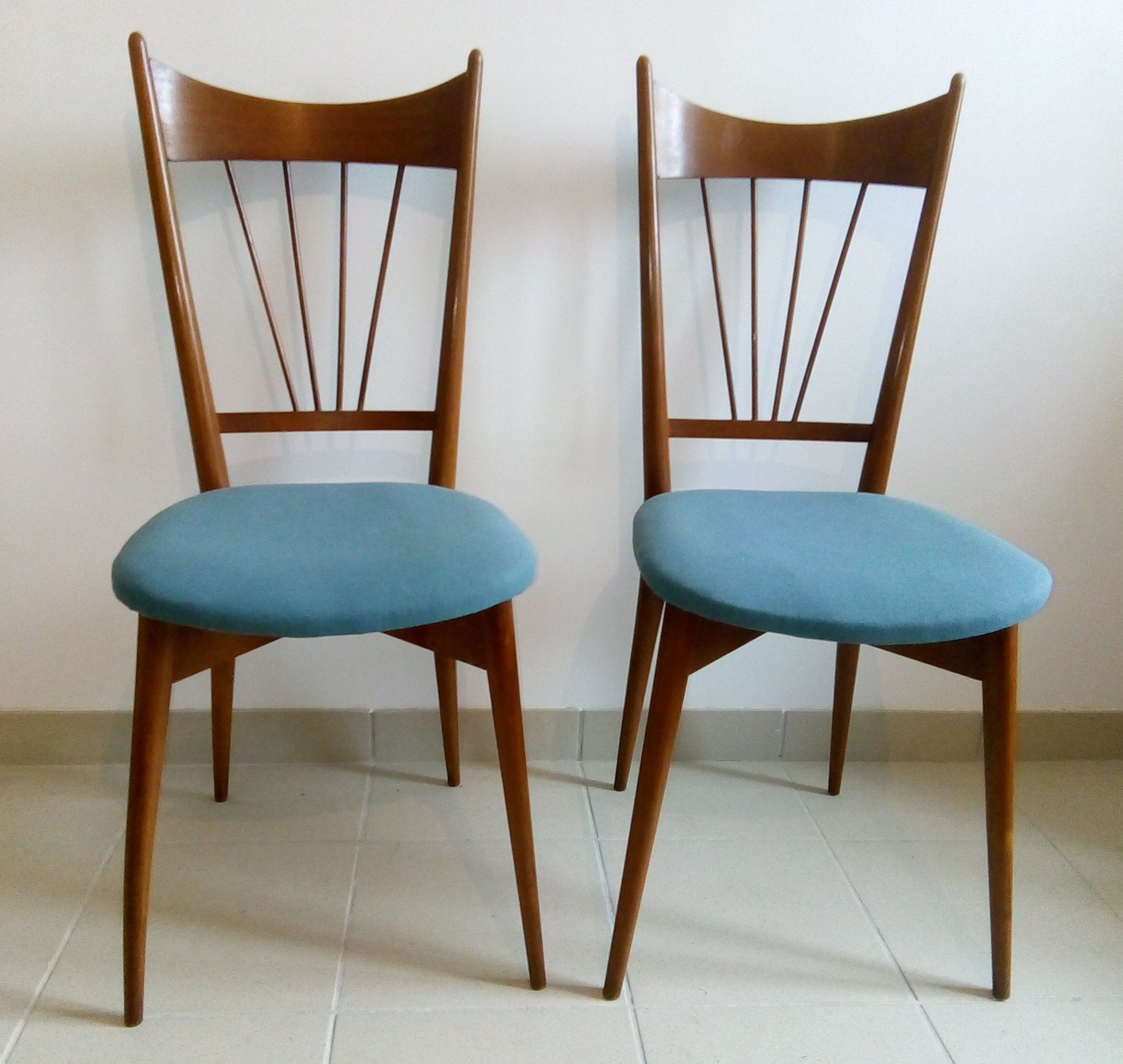 Pair of vintage Scandinavian chairs