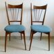 Pair of vintage Scandinavian chairs