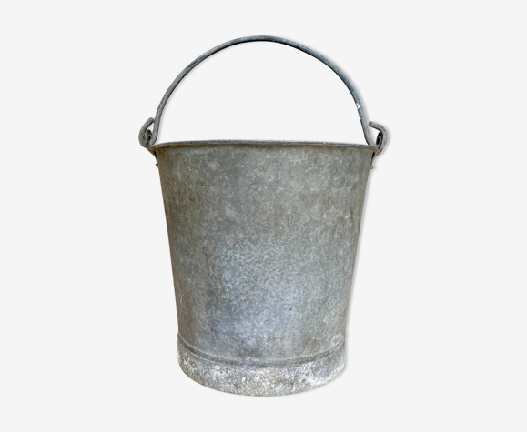 Old zinc bucket