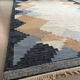 Handwoven large  rollakan reversible rug wool, scandinavian design