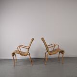 Mina lounge Chairs by Bruno Mathsson for Mathsson international