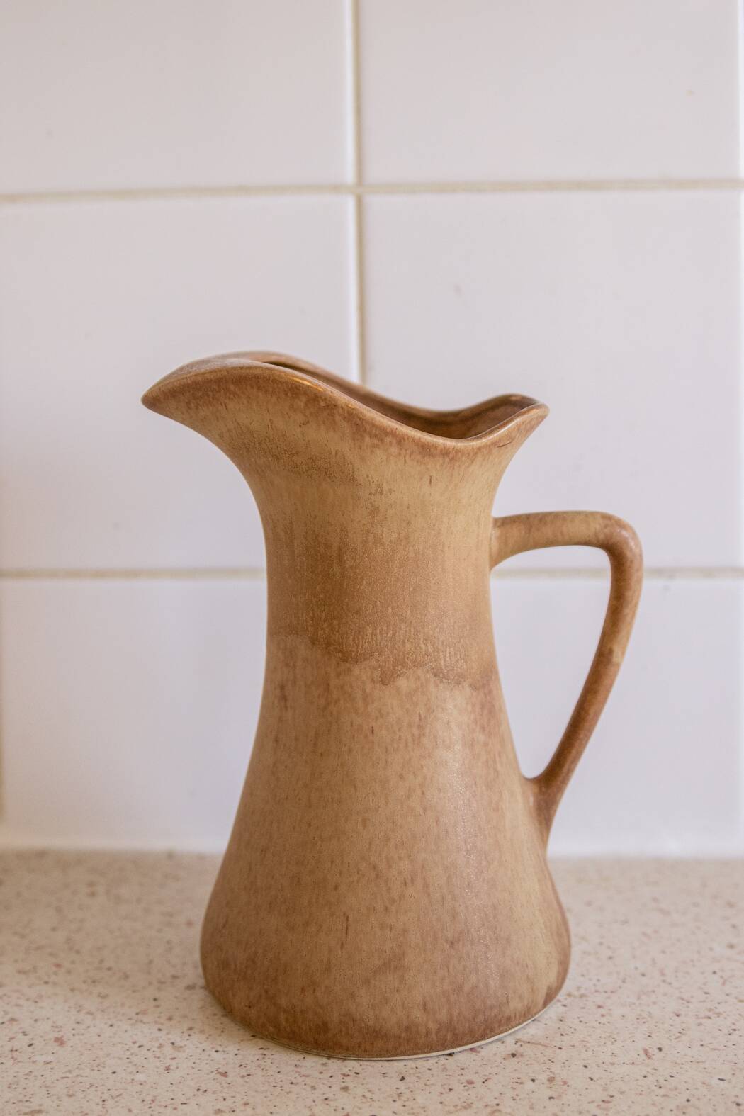 Vintage Ceramic Jug – Handmade Terracotta